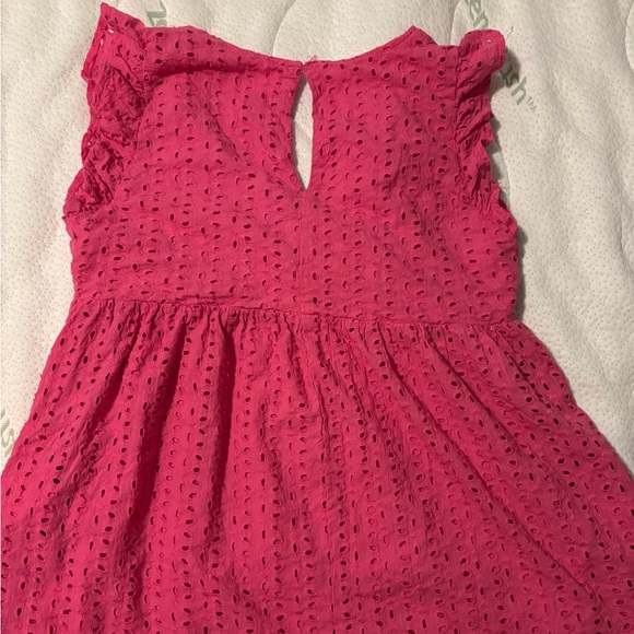 Mustard Seed Pink Eyelet Dress with Built In Shorts - Picture 5 of 15